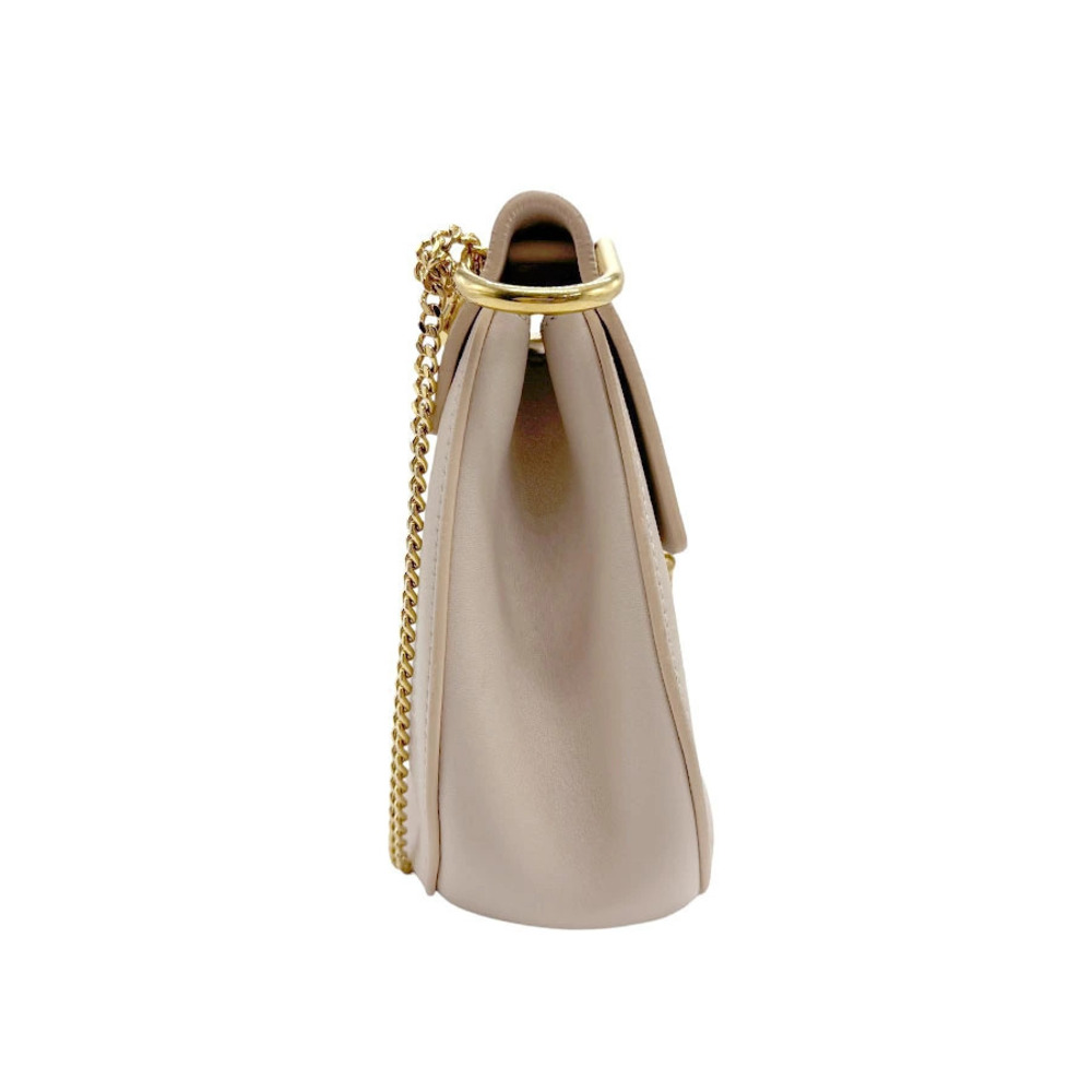 Chloe Leather Drew Beige Bag Shoulder